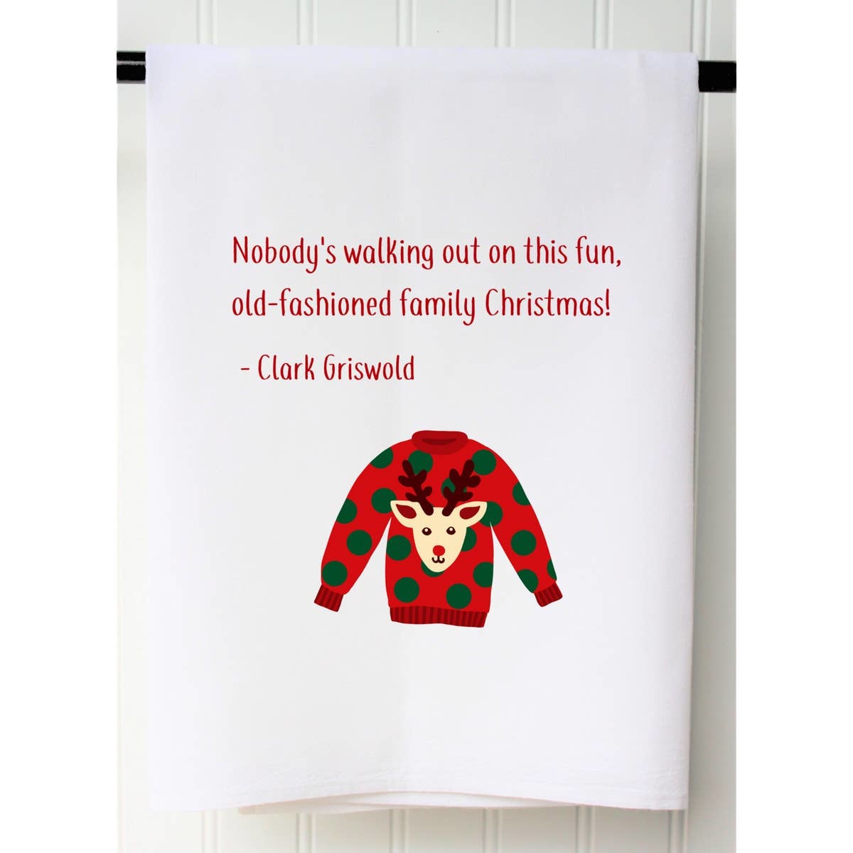 Southern Sisters Enterprises Christmas Vacation Flour Sack Towel Southern Sisters Enterprises Christmas Vacation Flour Sack Towel