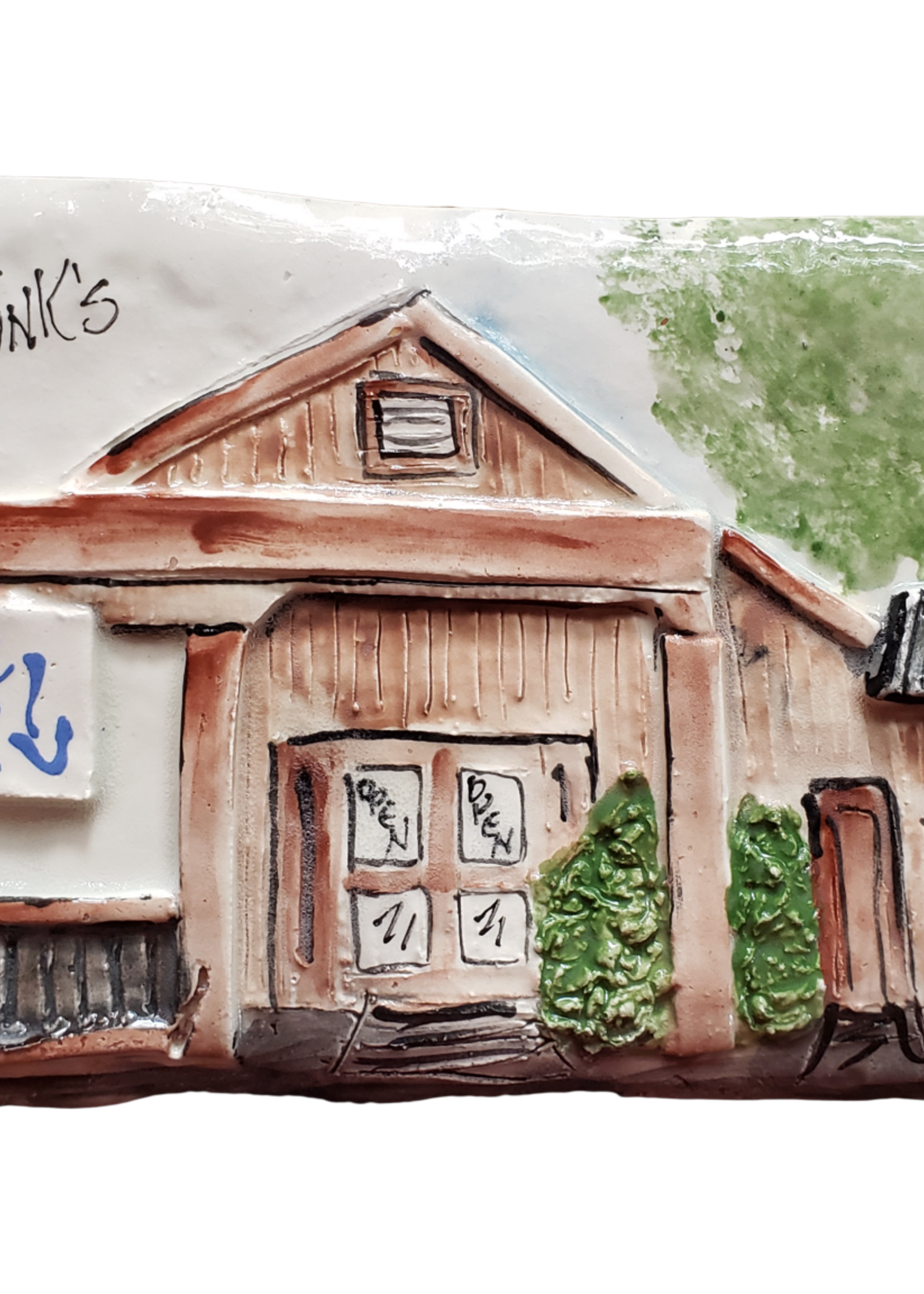 Architectural Memories Tunk's Restaraunt Plaque