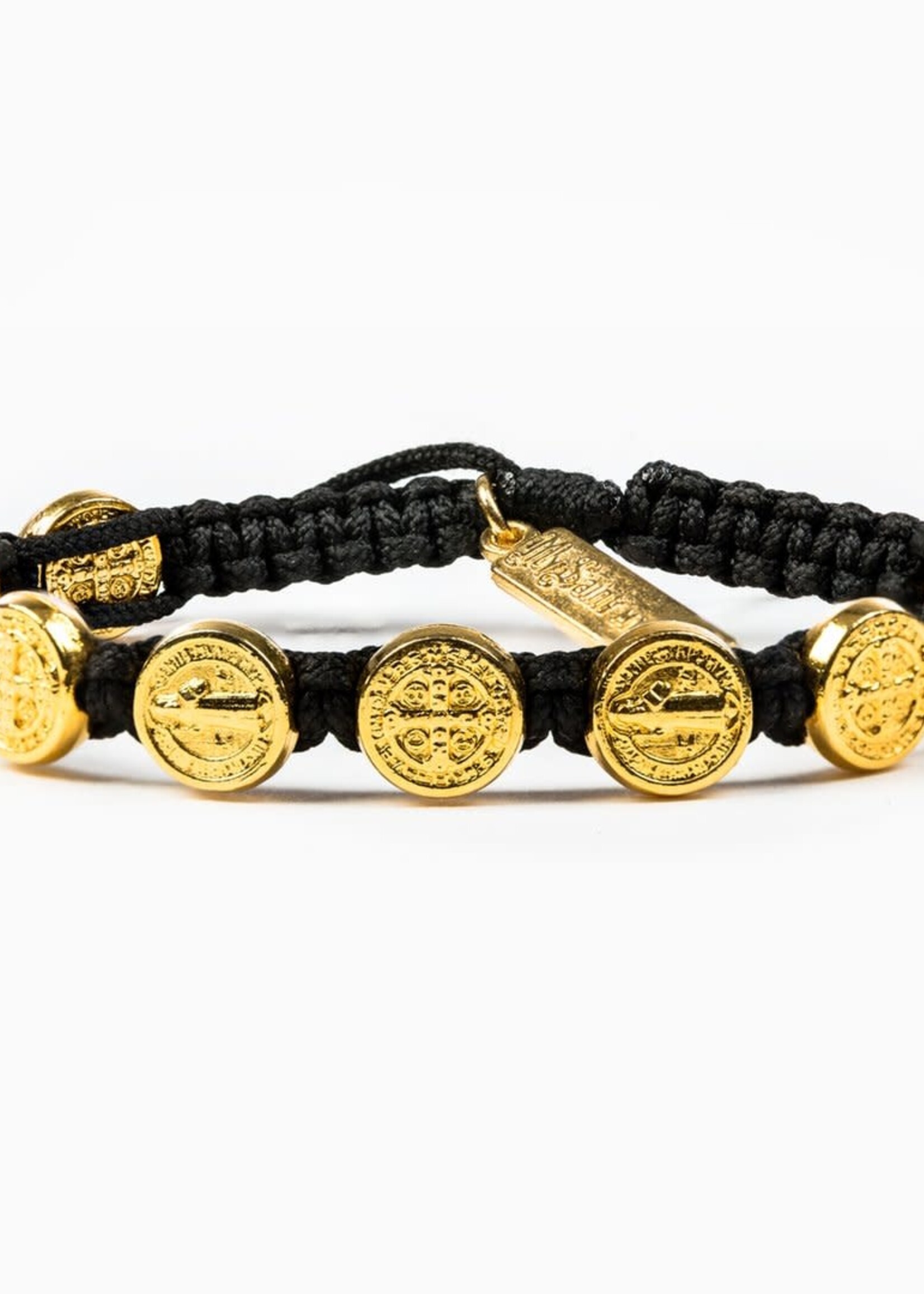 My Saint My Hero Benedictine Blessing Bracelet Gold Medals