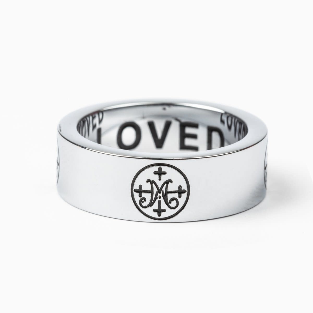 My Saint My Hero Greatest Love Ring-Silver-Size 7 My Saint My Hero Greatest Love Ring-Silver-Size 7