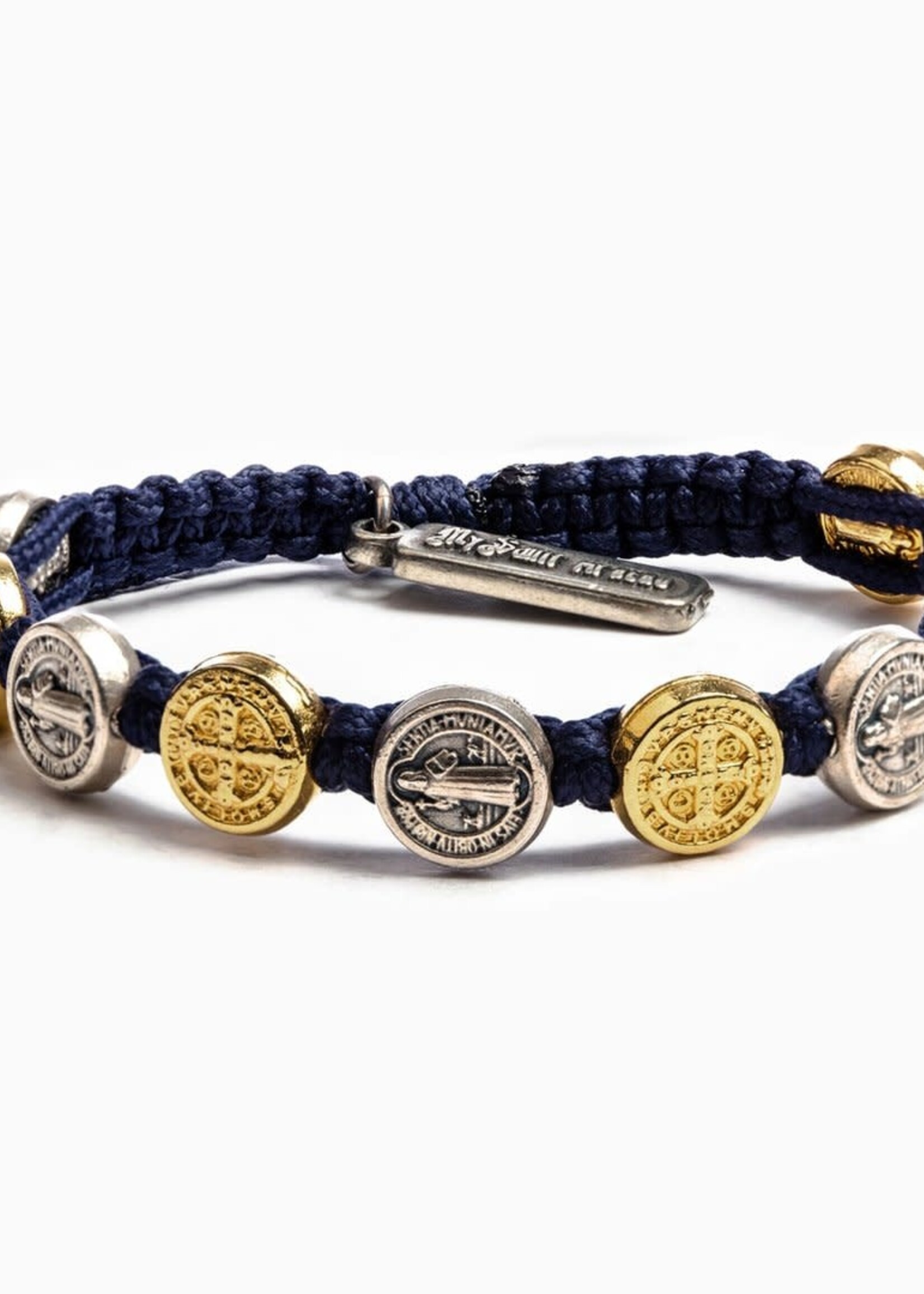 My Saint My Hero Benedictine Blessing Bracelet Mixed Medals