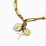 My Saint My Hero Renewal Consecration Necklace 20" Gold