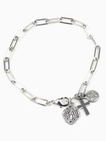 My Saint My Hero Renewal Consecration Bracelet 8" Stainless Steel