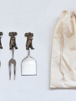 Creative Co-Op Mice Cheese Knives Set of 3 w/ bag