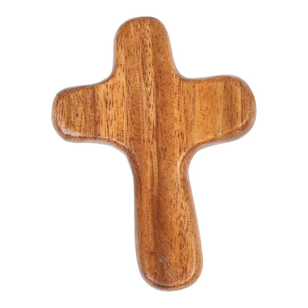 Creative Co-Op Acacia Wood Mini Cross
