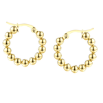 Accessory Concierge Gold Ball Huggie Hoops
