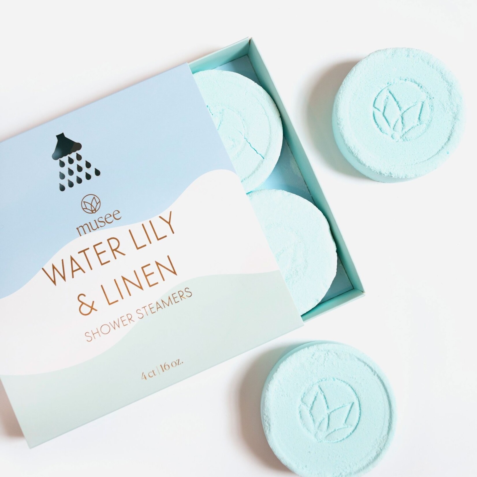 Water Lily & Linen Shower Steamers