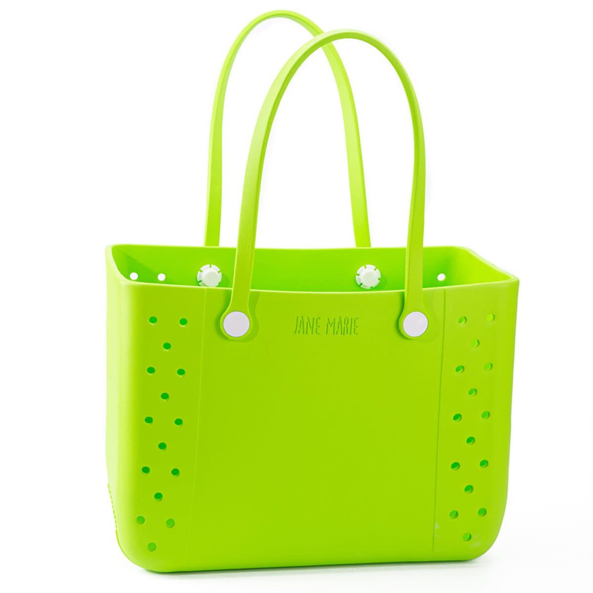 Lemon Lime Rubber Tote