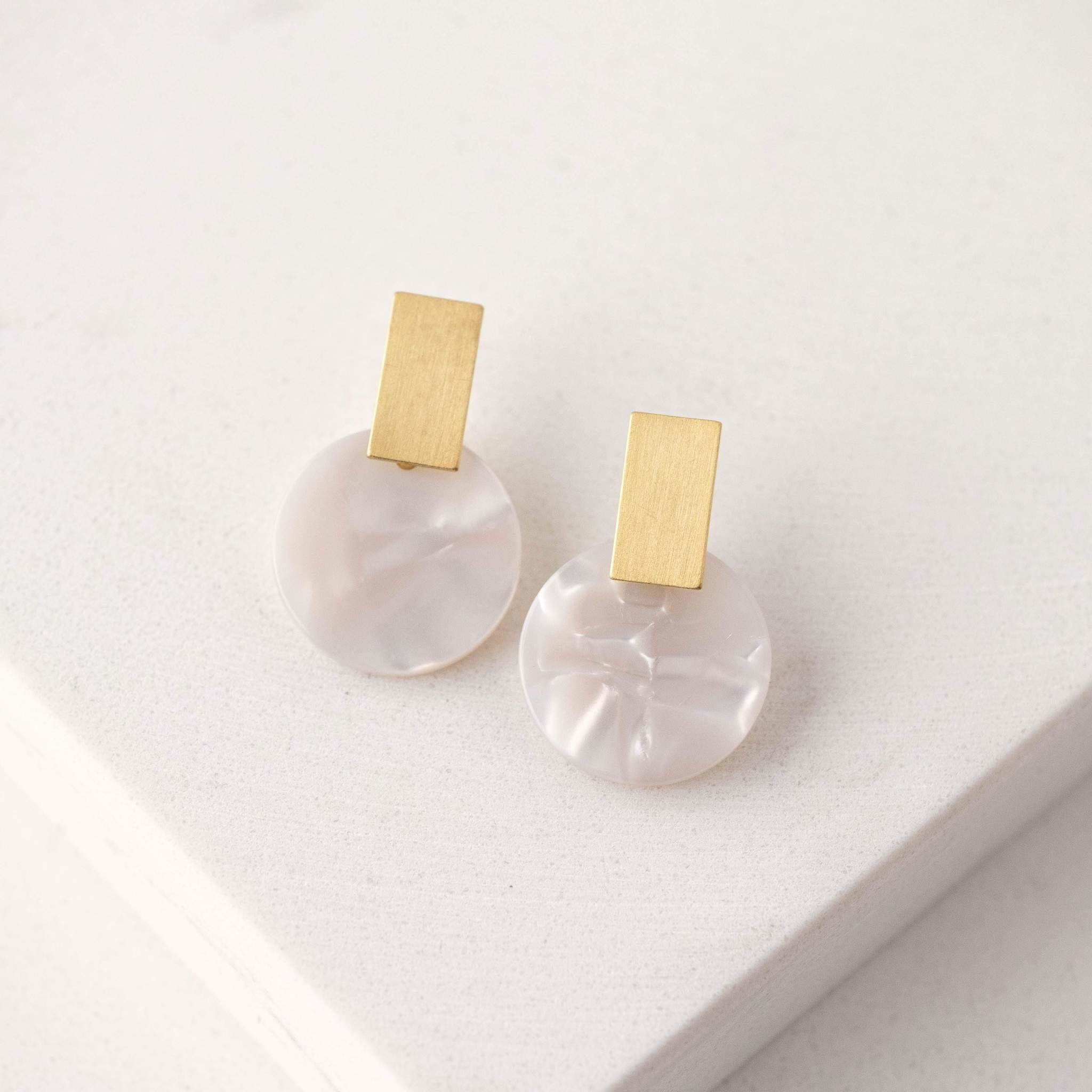Lover's Tempo White Jupiter Drop Earrings Lover's Tempo White Jupiter Drop Earrings