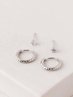 Lover's Tempo Silver Frankie Duet Ear Stack