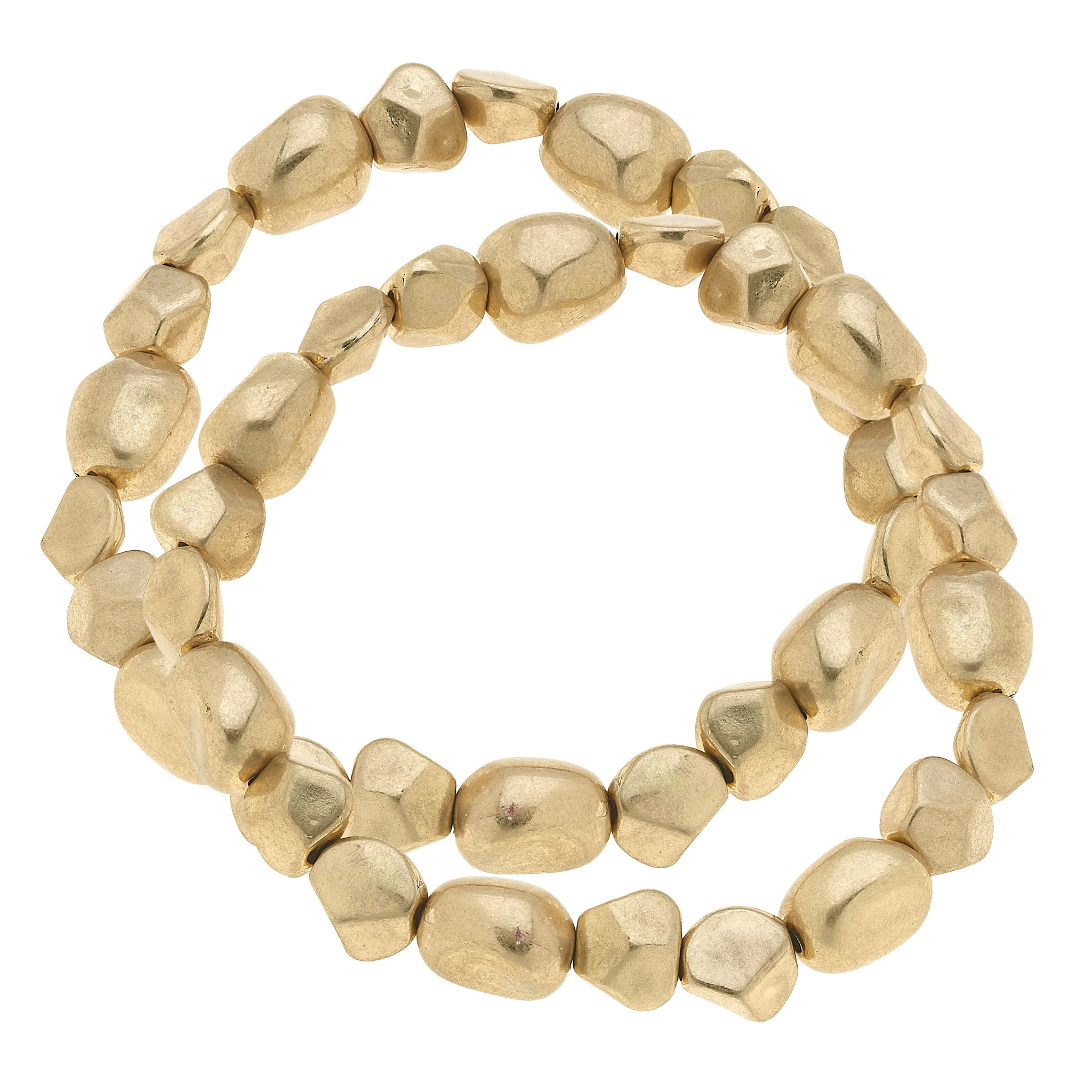 Canvas Elena Metal Bead in Gold Canvas Elena Metal Bead in Gold