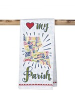 The Parish Line Love My Parish Kitchen Towel