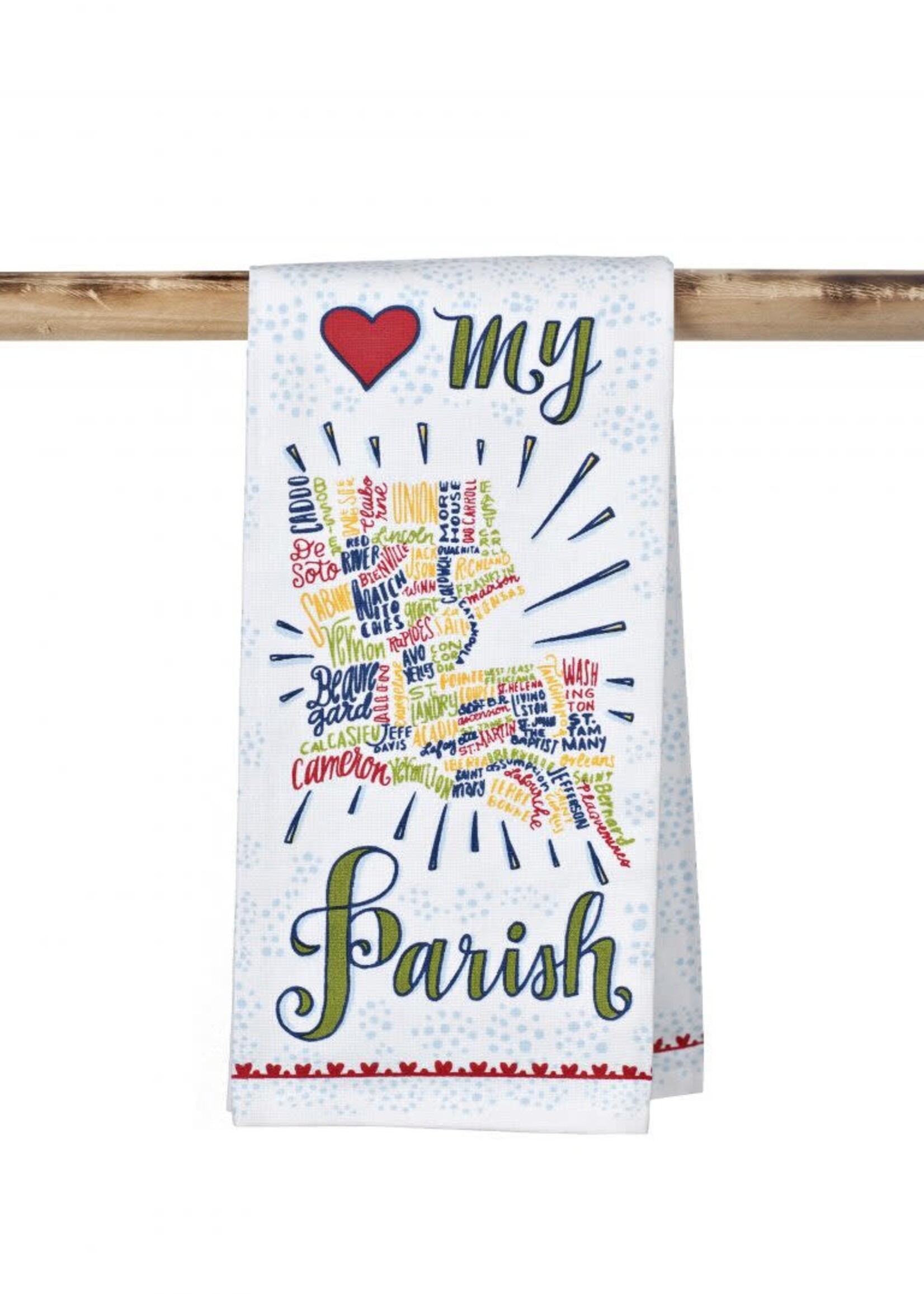 The Parish Line Love My Parish Kitchen Towel