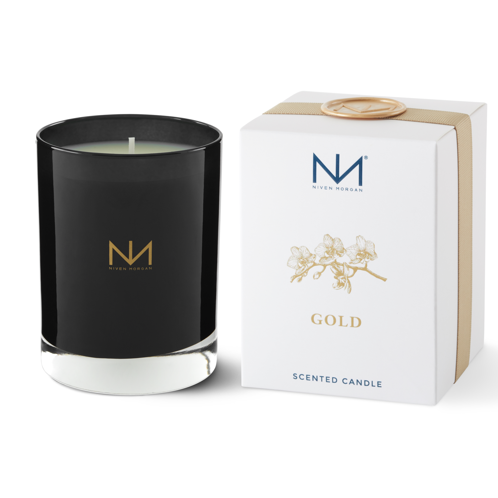 Niven Morgan Niven Morgan Gold Boxed Candle
