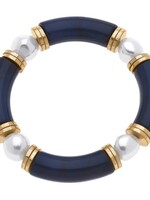 Canvas Greer Resin & Glass Pearl Beaded Bracelet