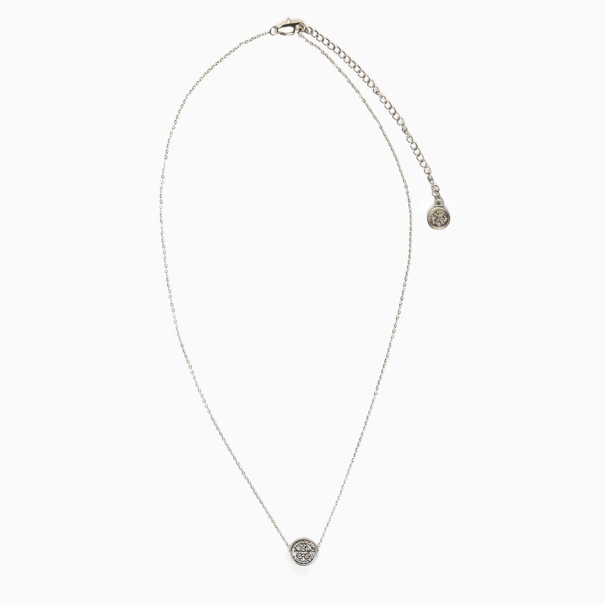 My Saint My Hero Benedictine Petite Necklace Silver My Saint My Hero Benedictine Petite Necklace Silver