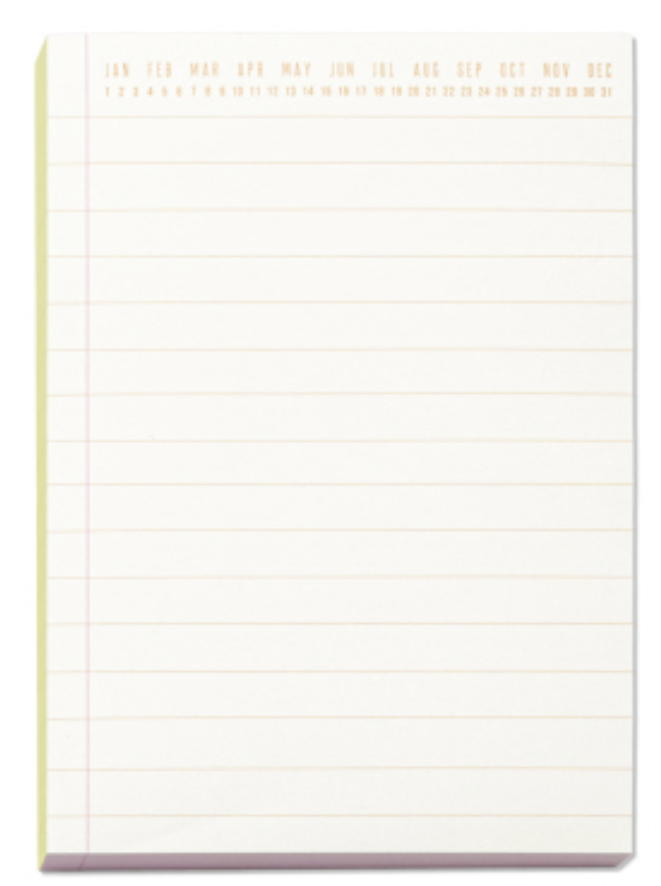 Designworks Ink Chartreuse & Pink Colorblock Notepad Designworks Ink Chartreuse & Pink Colorblock Notepad