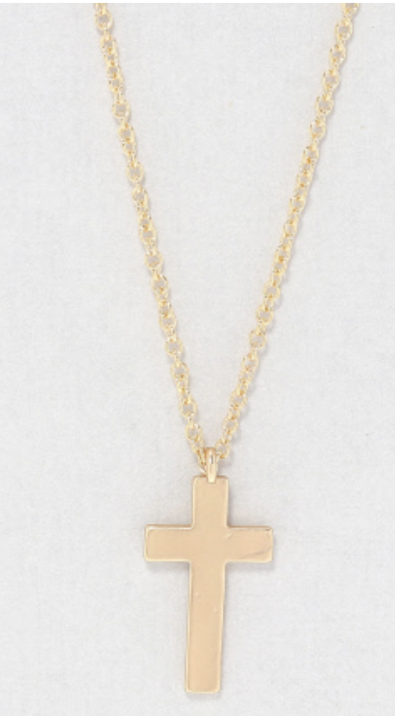 Cool And Interesting Gold Dainty Charm Cross Necklace Cool And Interesting Gold Dainty Charm Cross Necklace
