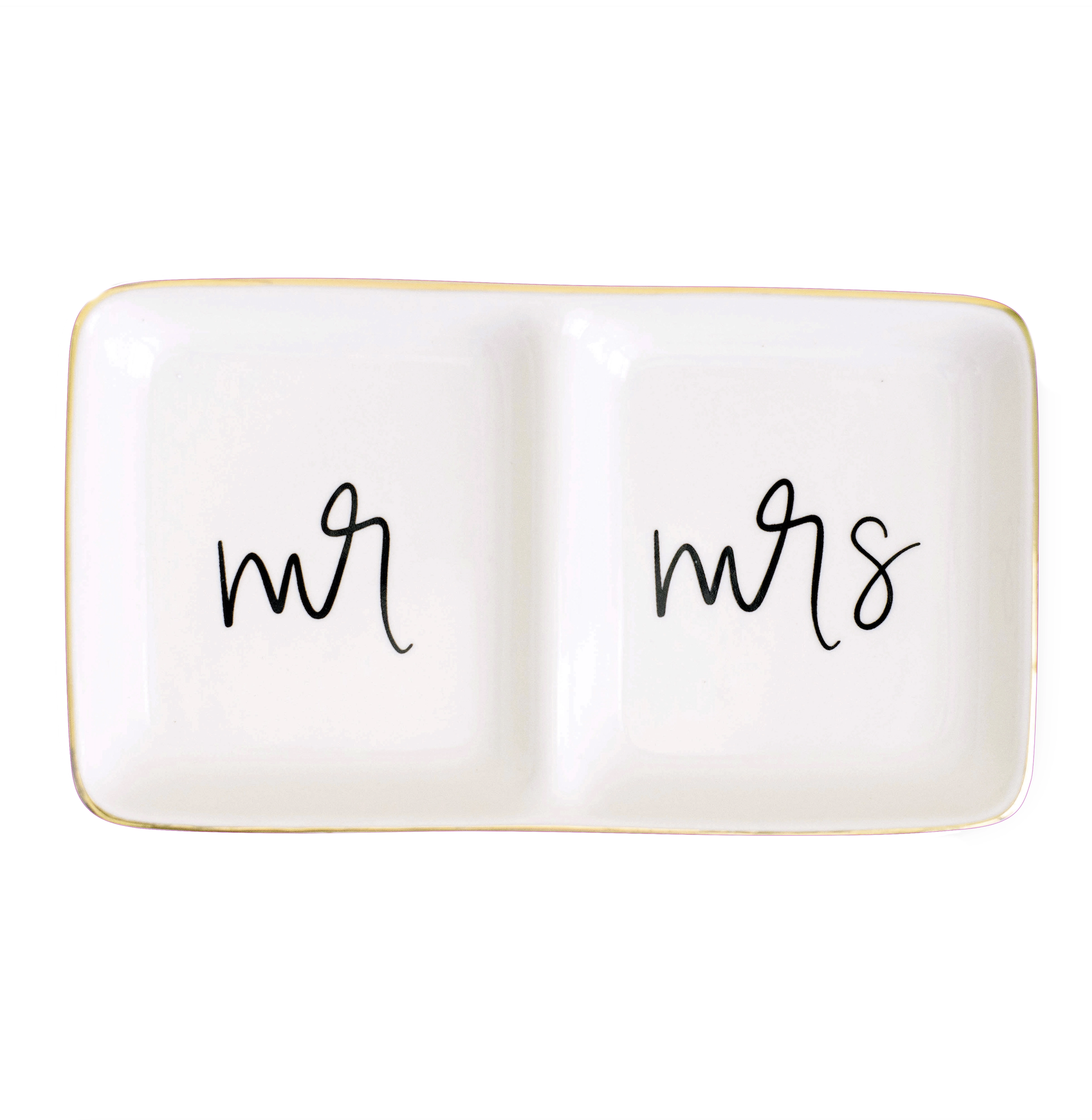 Sweet Water Decor Mr. and Mrs. Jewelry Dish