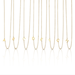 Lucky Feather Celebrate Initial Necklace
