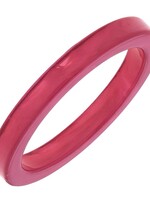 Canvas Renee Resin Bangle in Fuchsia