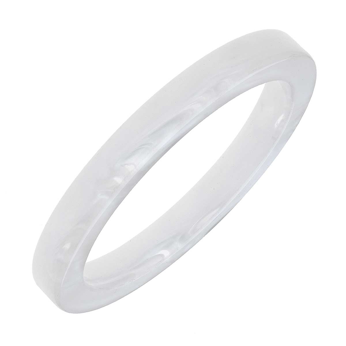 Canvas Renee Resin Bangle- Mother of Pearl