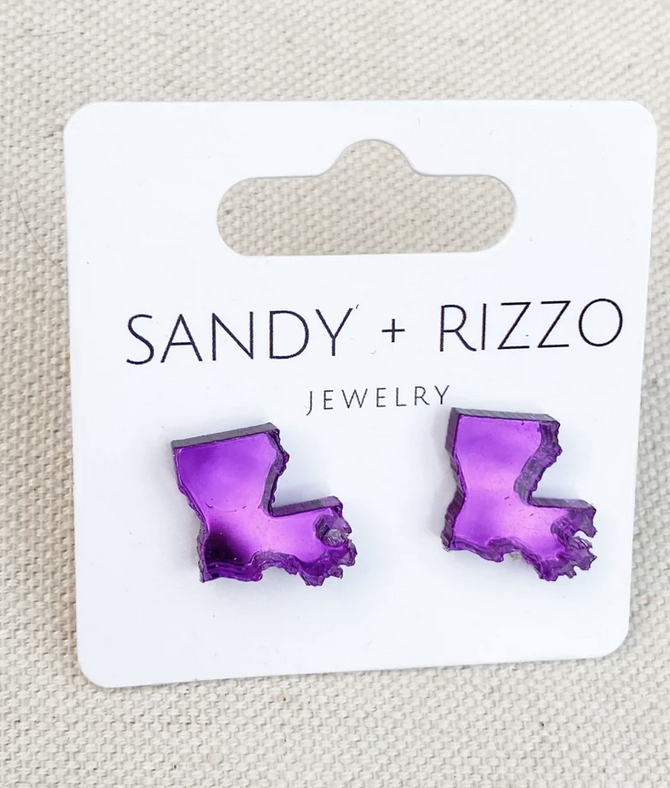 Sandy+Rizzo Purple Louisiana Stud Sandy+Rizzo Purple Louisiana Stud