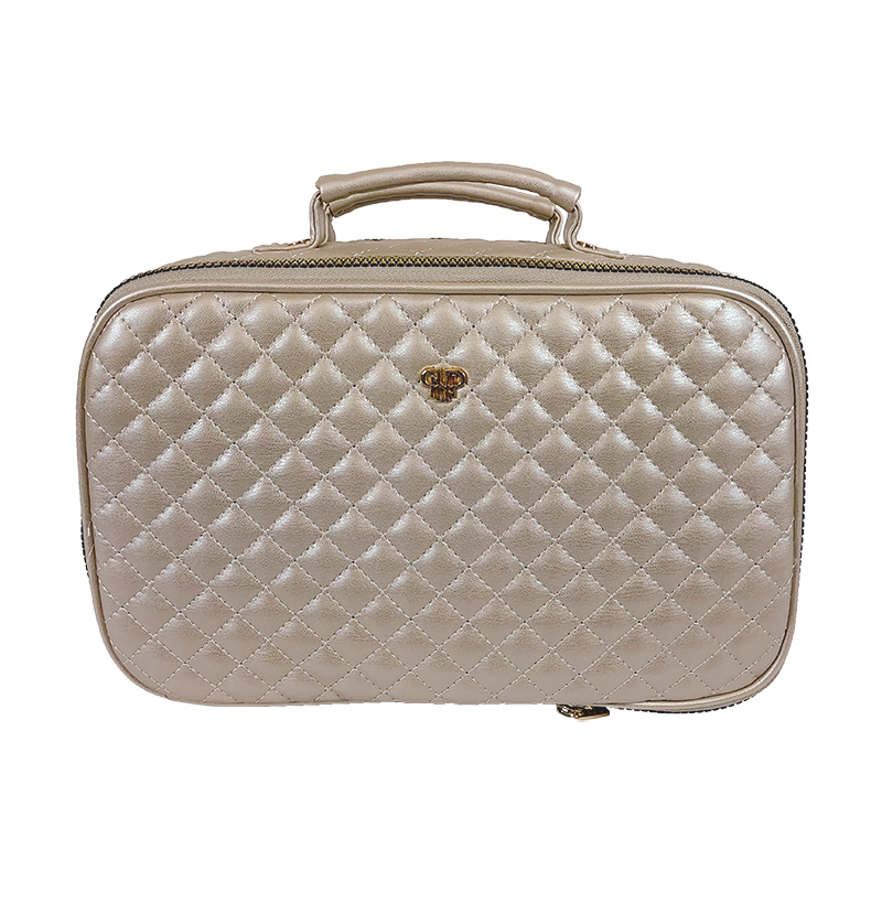 PurseN AMOUR TRAVEL CASE - PEARL QUILTED