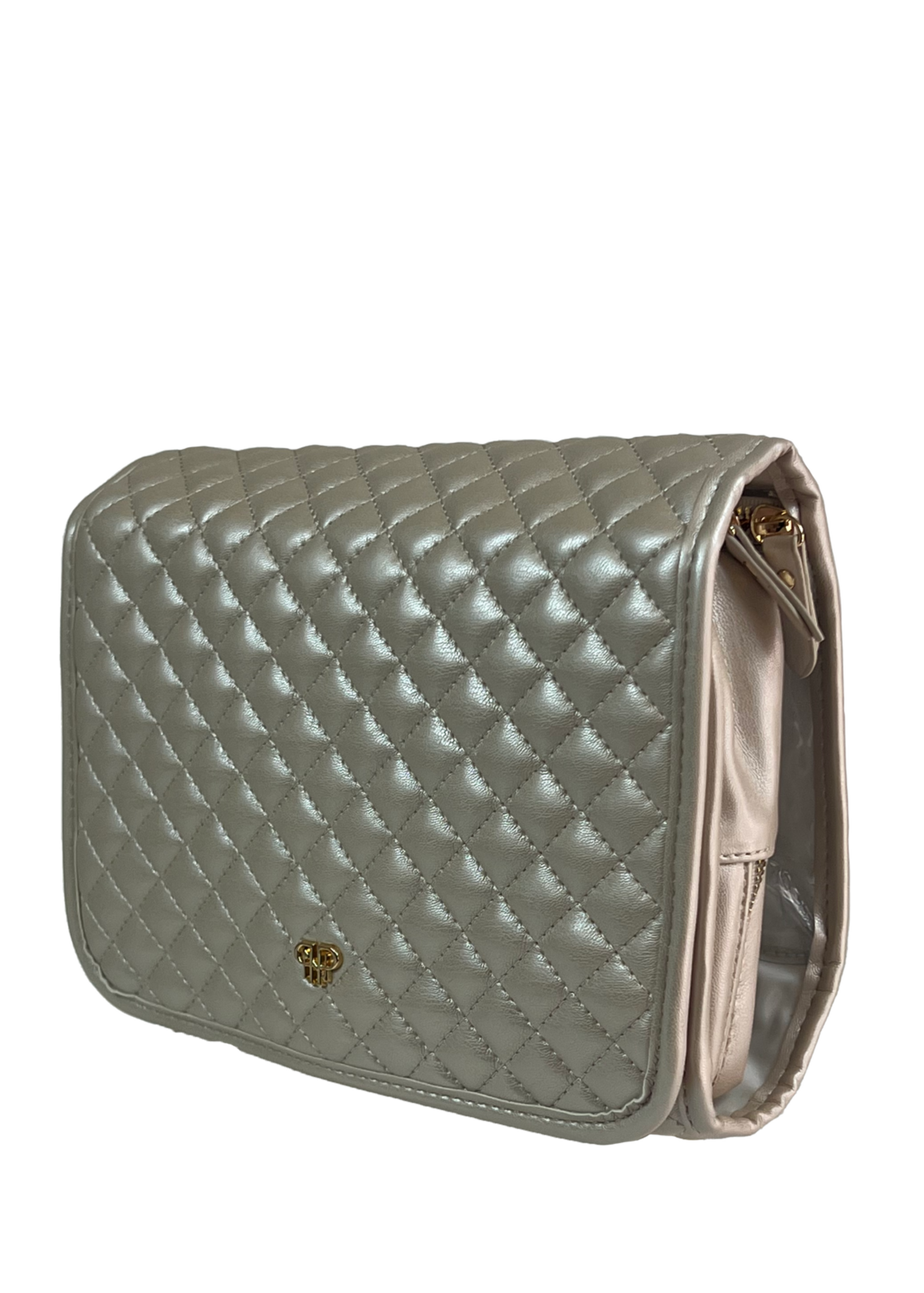 PurseN TOILETRY CASE - PEARL QUILTED