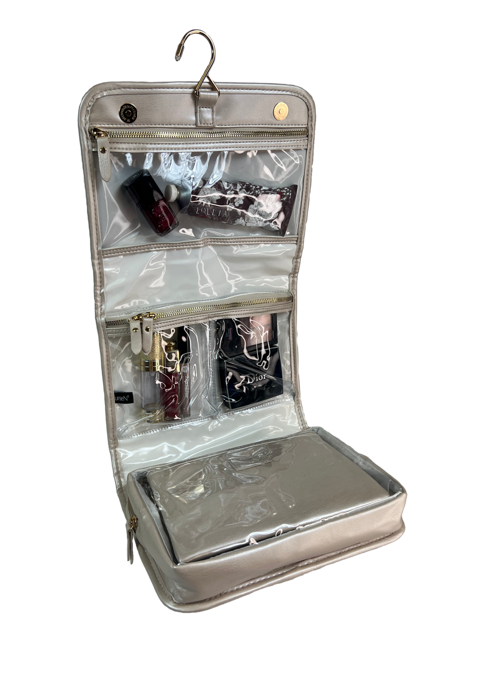 PurseN TOILETRY CASE - PEARL QUILTED