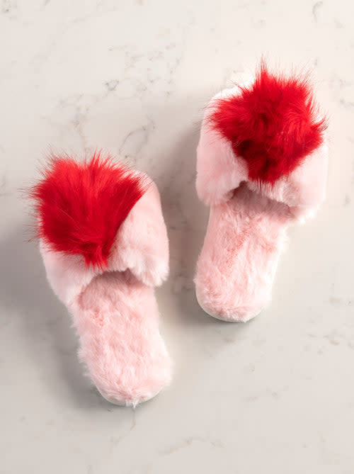 Shiraleah Amor Slippers Pink L/XL