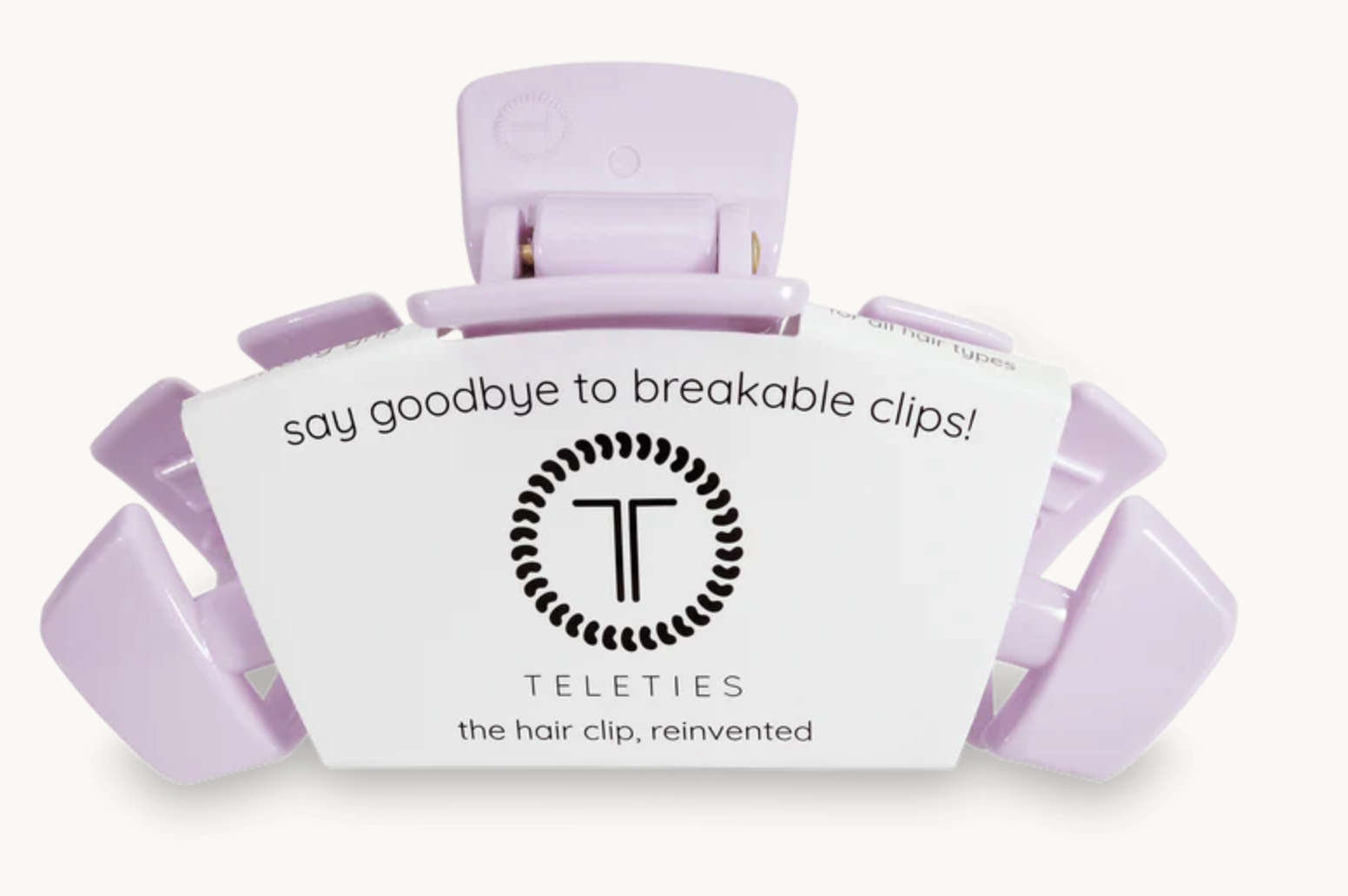 Teleties Lilac Hair Clip - Large
