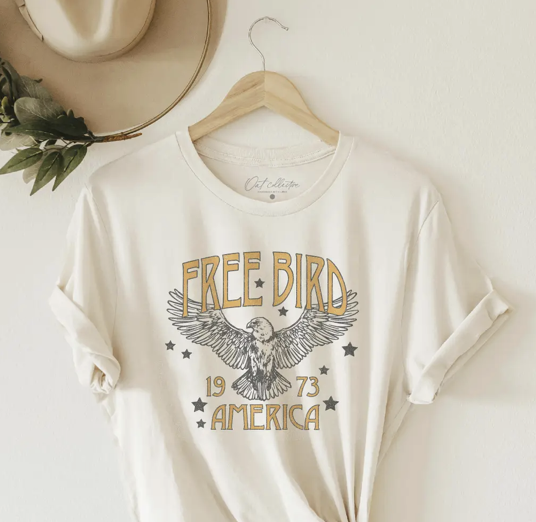 Oat Collective Free Bird America T-Shirt XL Oat Collective Free Bird America T-Shirt XL