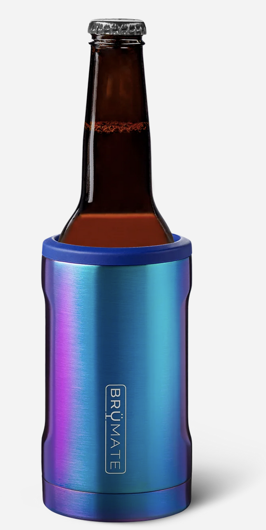 BruMate Hopsulator Bott''l 12oz - Rainbow Titanium