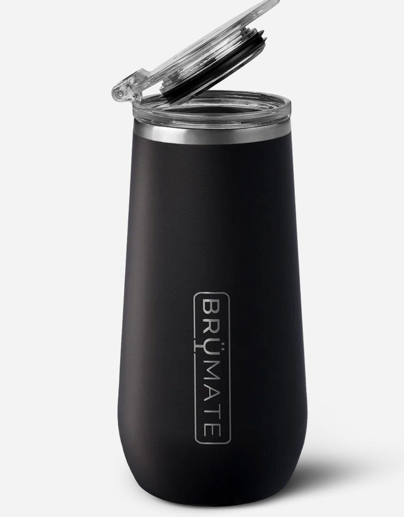 Champagne Flute 12 Oz Matte Black - Terra Home