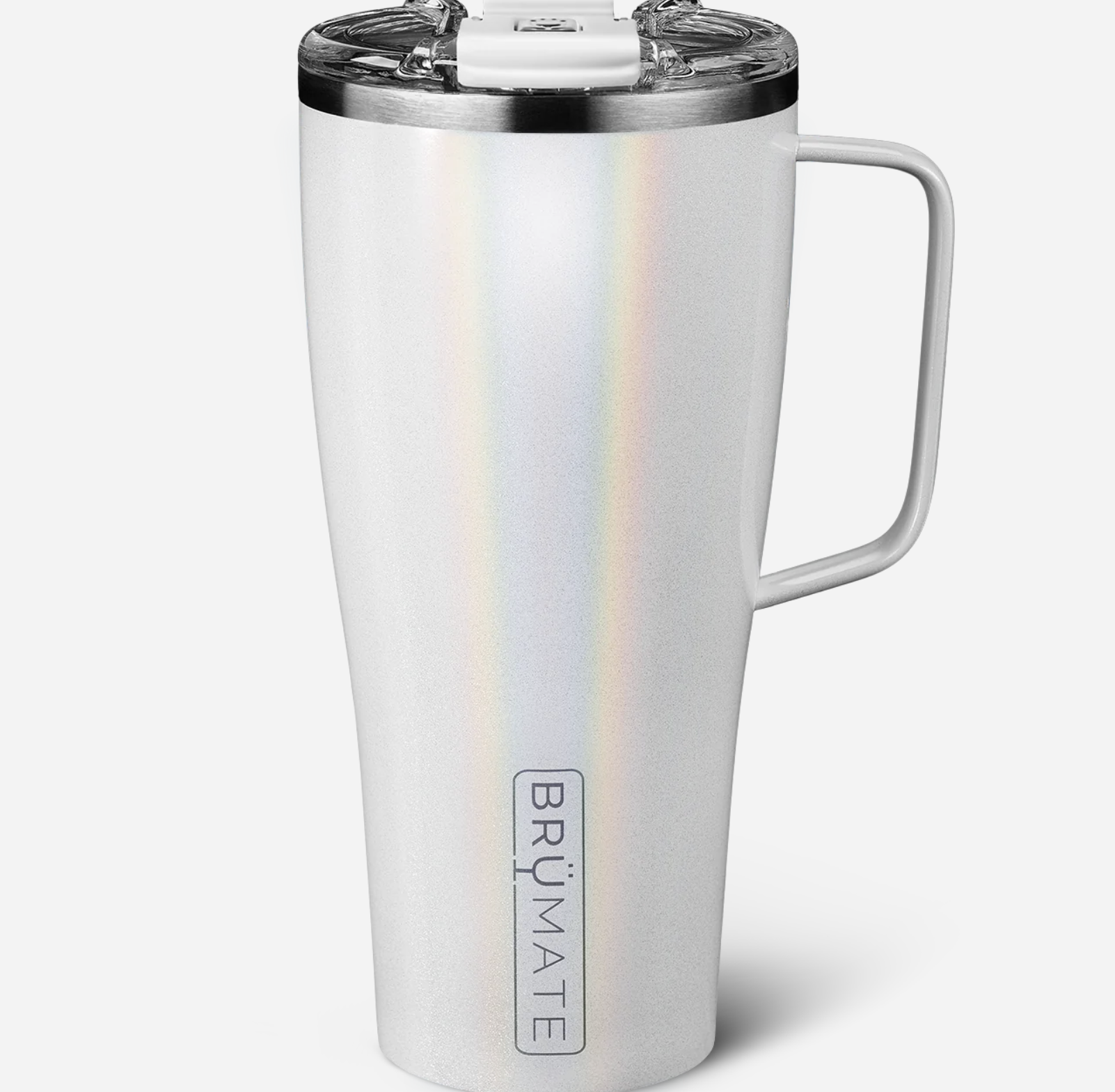BruMate Toddy XL 32 Oz Glitter White