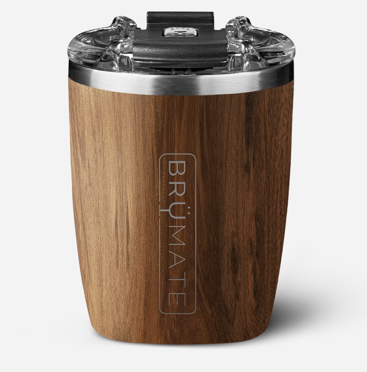 BruMate Rocks Tumbler 12 Oz Walnut BruMate Rocks Tumbler 12 Oz Walnut