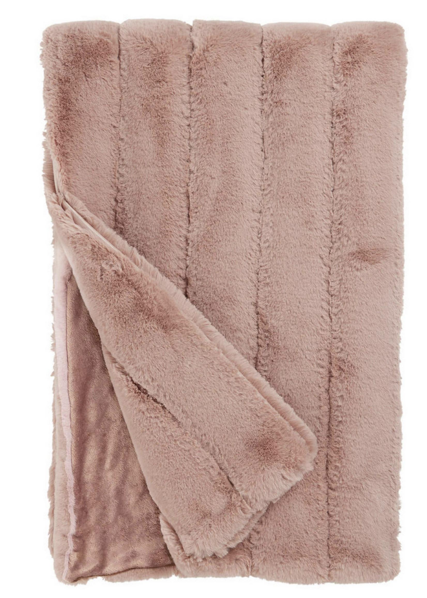 Donna Salyers Fabulous Furs Posh Throw - Rosewood