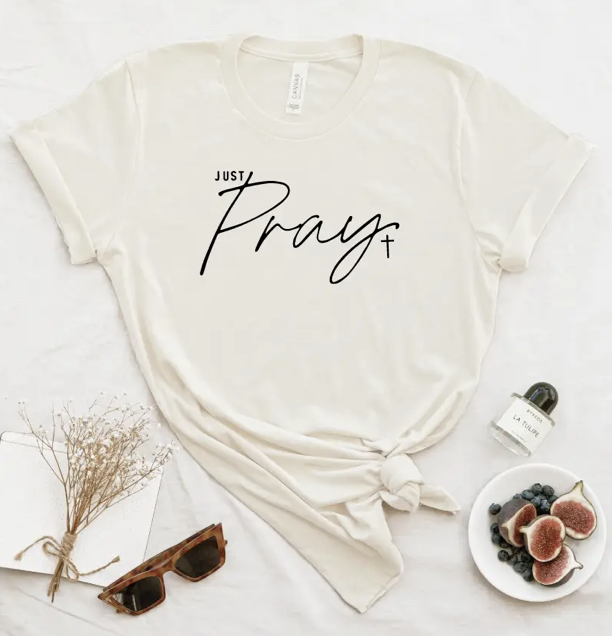 Oat Collective "Just Pray" Vintage White - Medium