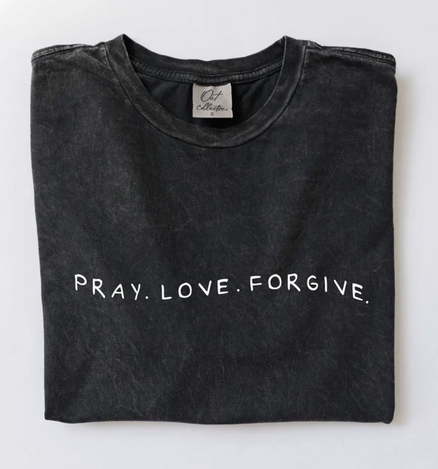 Oat Collective "Pray.Love.Forgive." Black - Small