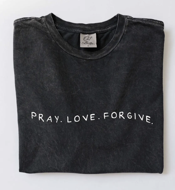 Oat Collective "Pray.Love.Forgive." Black - XL