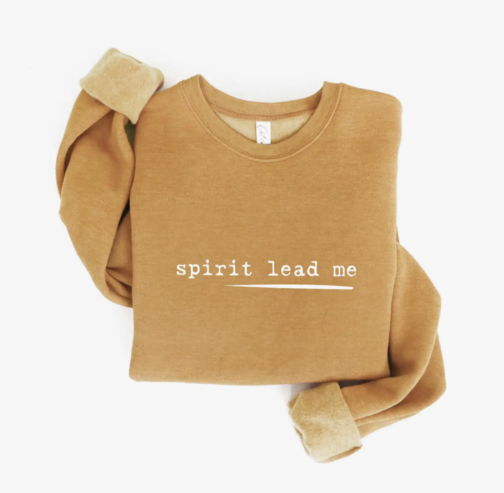 Oat Collective "Spirit Lead Me" Sweatshirt, Mustard - XL