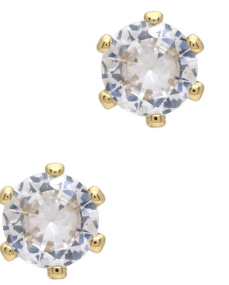 Laura Janelle 4mm Round Crystal Studs Laura Janelle 4mm Round Crystal Studs