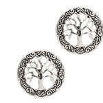 Laura Janelle Silver Tree Of Life Earrings