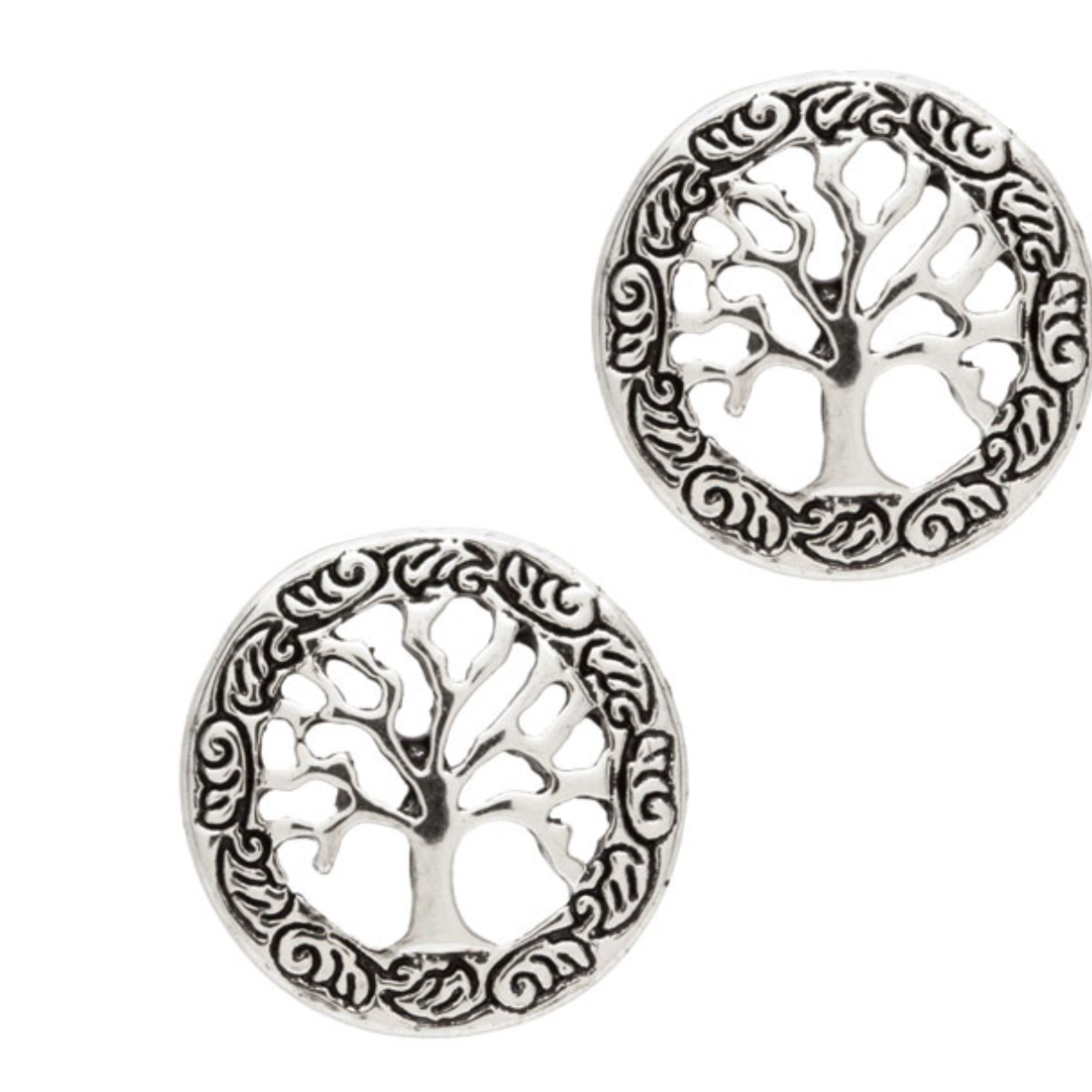 Laura Janelle Silver Tree Of Life Earrings