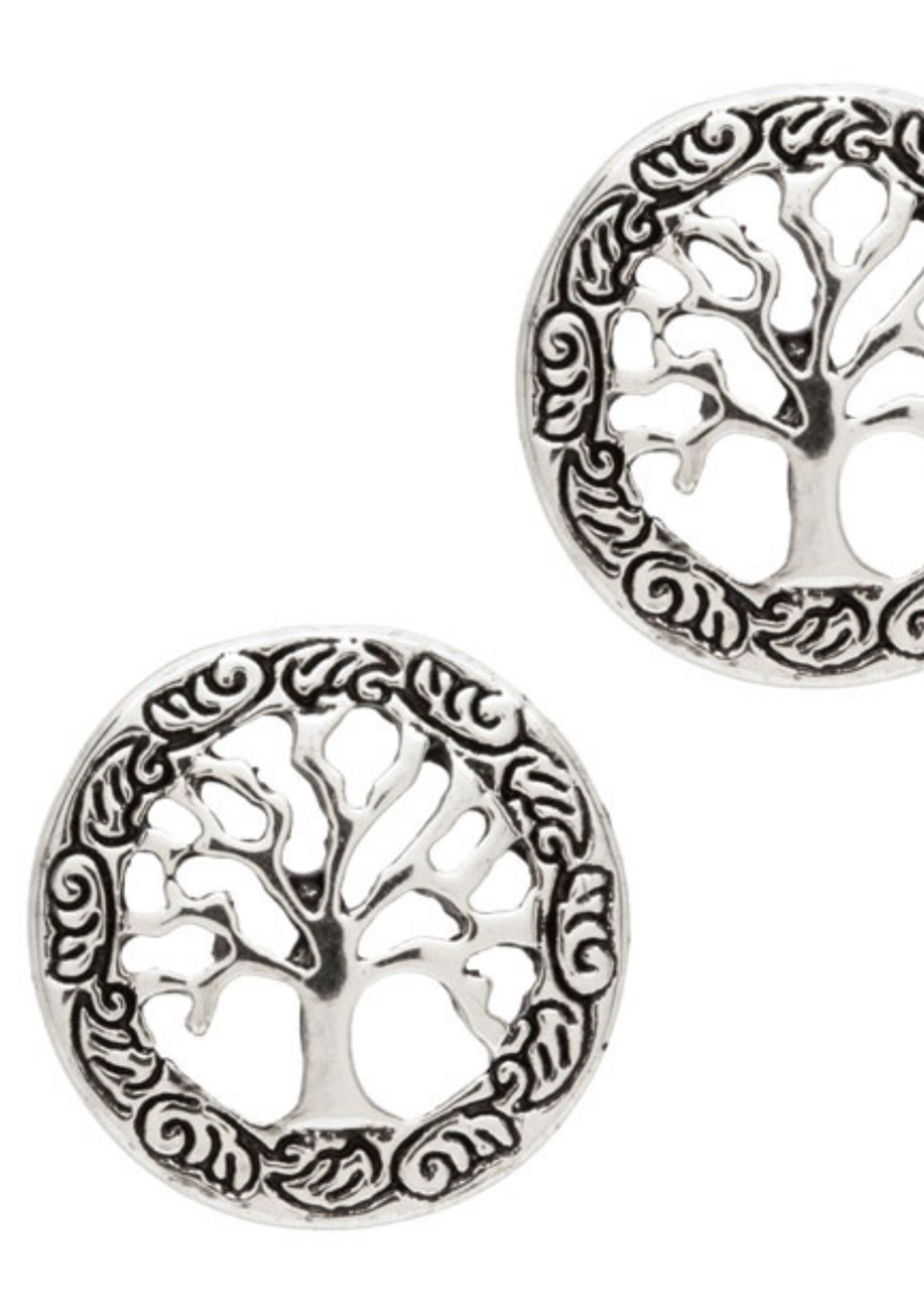 Laura Janelle Silver Tree Of Life Earrings