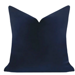 Laura Park Cobalt Blue 22x22 Solid Velvet Pillow