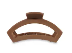 Teleties Open Caramel Medium Hair Clip