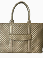 PurseN VIP Travel Tote - Gold Quilted