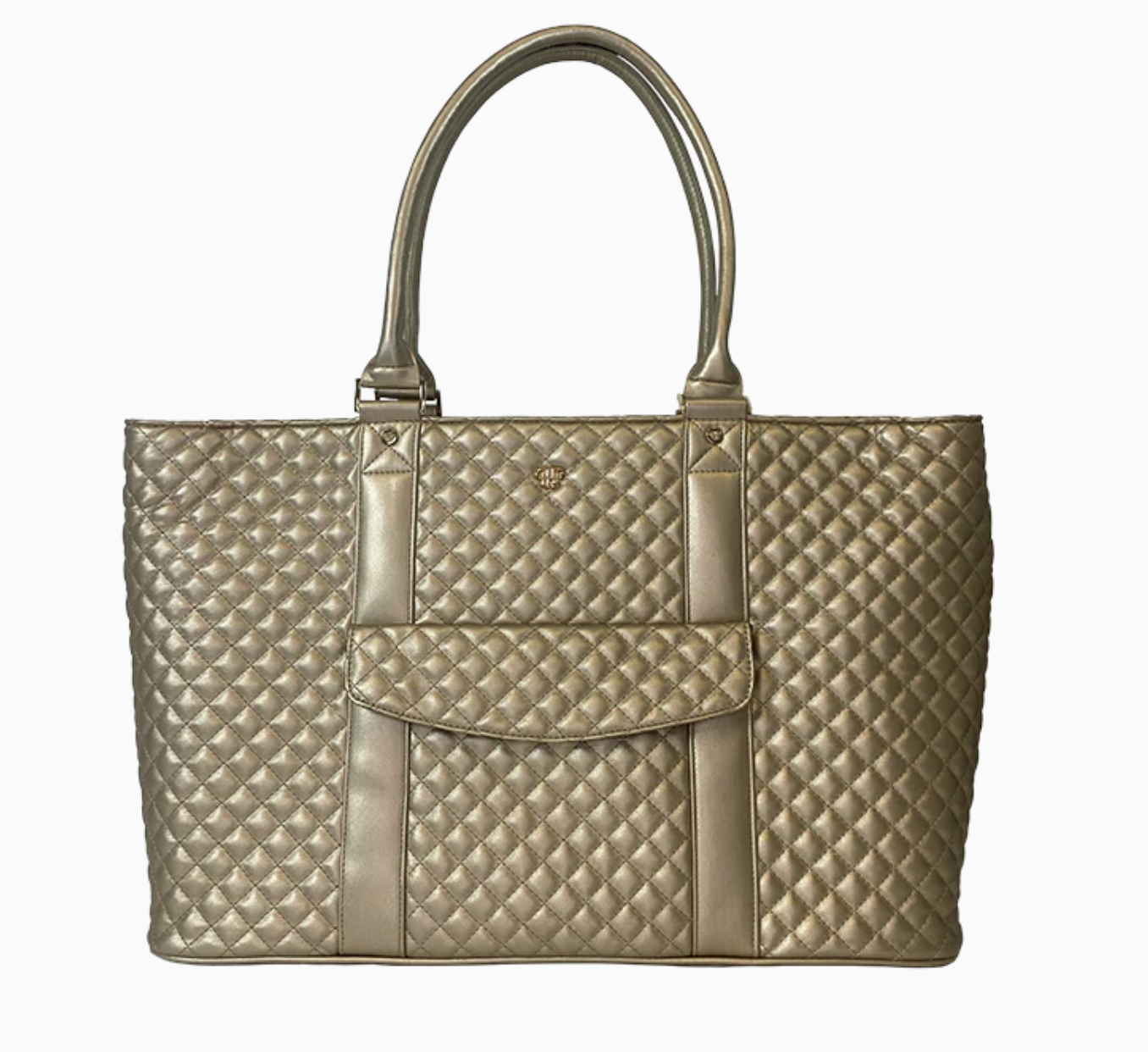 PurseN VIP Travel Tote - Gold Quilted